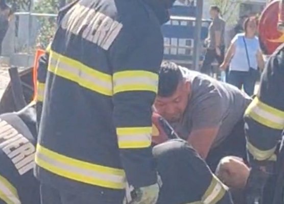 Mărturiile emoționante ale pompierului care a sărit în ajutorul victimei accidentului de la Castelu. Video