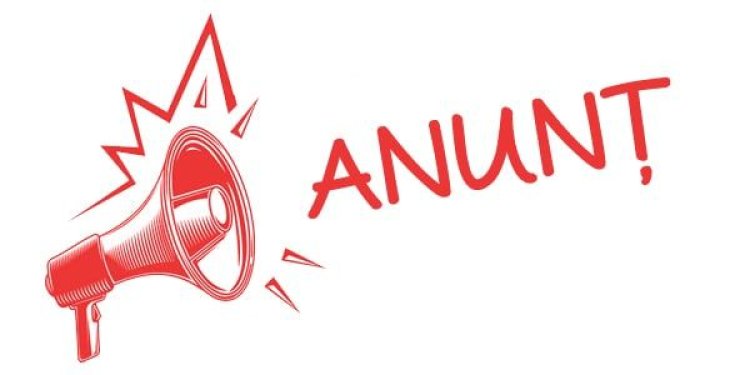 Anunț începere lucrări