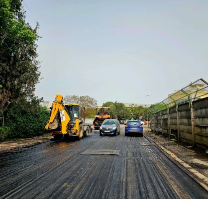 Continuă lucrările de asfaltare a drumurilor, în Portul Constanța