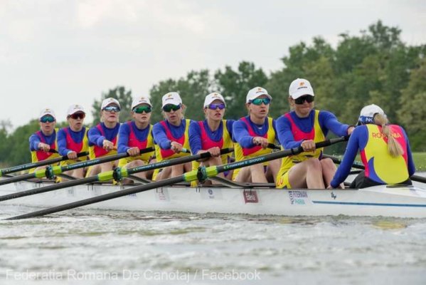 Canotaj: România a cucerit aurul la 8+1 feminin, la Europenele de la Szeged