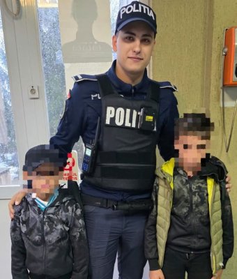 Doi copii au plecat singuri din Cernavodă și au fost găsiți de polițiști în Constanța