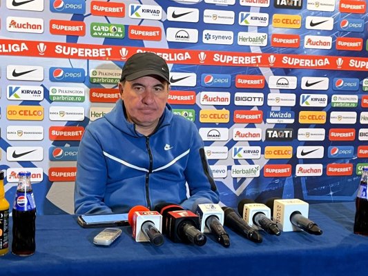Gică Hagi a răbufnit la finalul meciului FC Botoșani - Farul 4-3