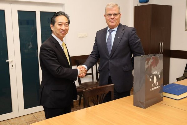 Ambasadorul Japoniei în România a vizitat compania de apă RAJA SA Constanța