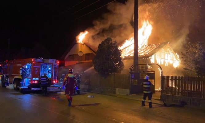 Incendiu la o casă în Techirghiol, o persoană a murit