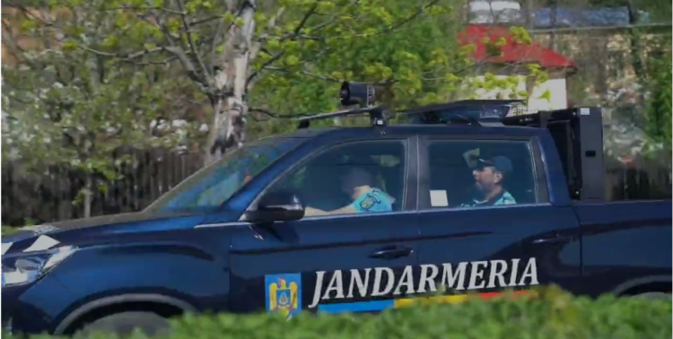 Jandarmeria Română a organizat un exercițiu de antrenament. Video