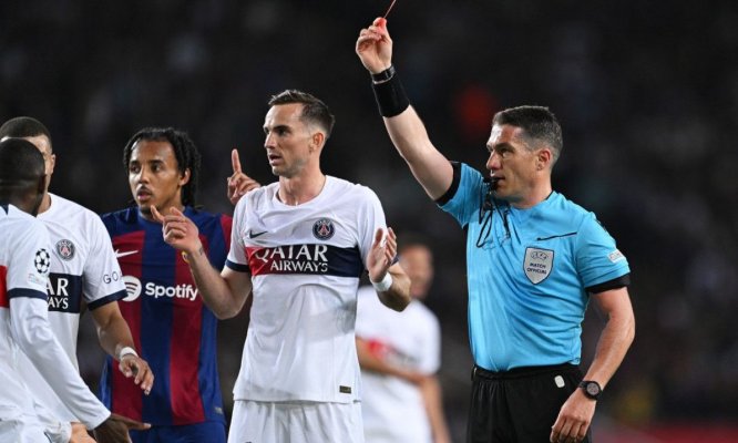 Notele primite de Istvan Kovacs în marile publicații sportive, după Barcelona - PSG