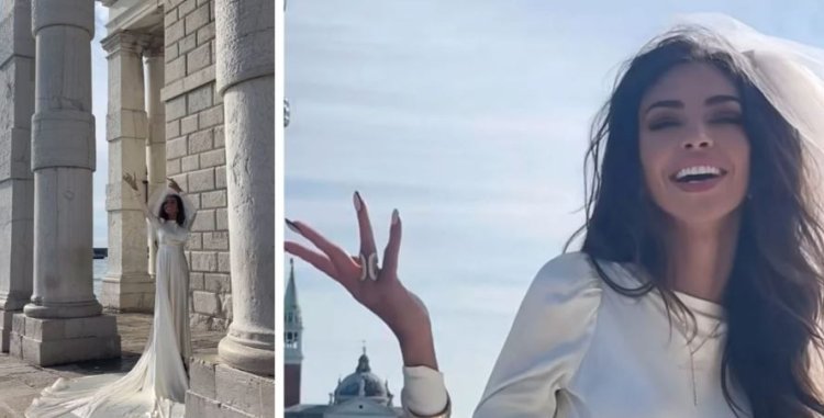 Mădălina Ghenea și-a lăsat fanii cu gura căscată după ce a apărut în rochie de mireasă