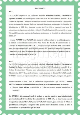 Cum a ajuns un... viticultor în conducerea BTT S.A.?!