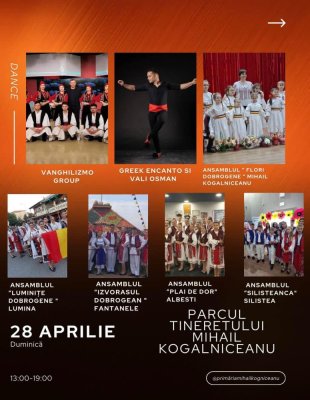 Primăria comunei Mihail Kogălniceanu organizează un spectacol cu ocazia sărbătorilor Pascale