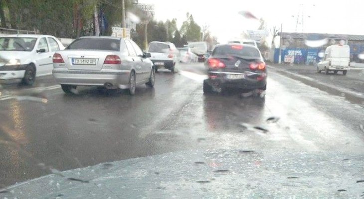 Atenție, șoferi! Trafic oprit pe DN 3C Ovidiu-Constanța