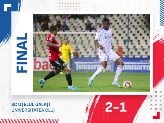 Oţelul Galaţi s-a calificat în finala Cupei României