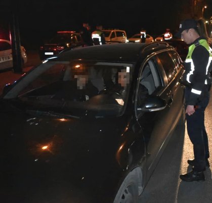 Șofer, fără permis, prins de polițiști în satul Dunărea