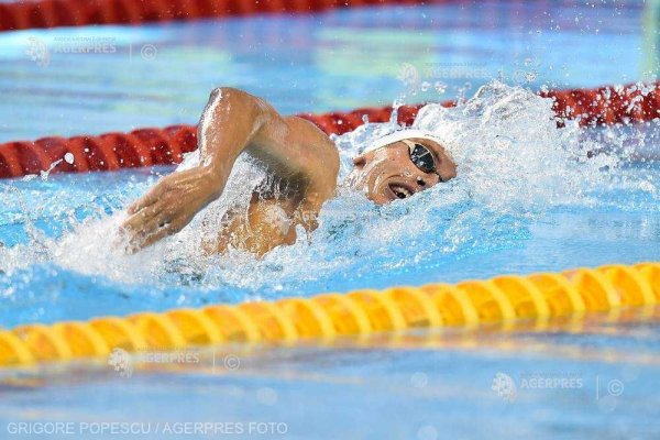 David Popovici luptă miercuri pentru aurul olimpic de la 100 de metri liber