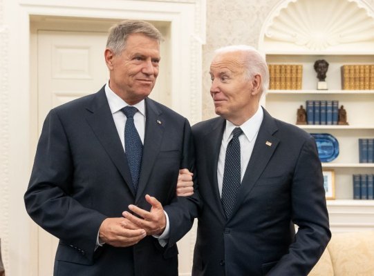 Klaus Iohannis a declarat că a vorbit cu Joe Biden despre Visa Waiver