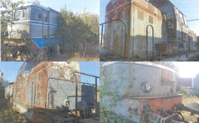 ANAF vinde 30 de locomotive vechi de marfă, din Constanța, cu 2 milioane de euro