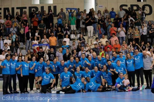 Handbal feminin: CSM Bucureşti, victorie cu Krim Ljubljana, a şasea din grupa B a Ligii Campionilor