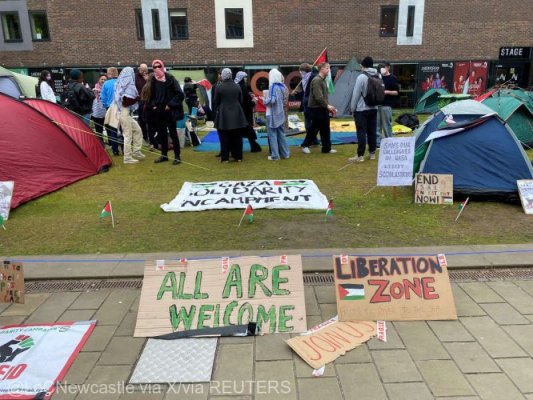 Marea Britanie: Studenţi propalestinieni au ocupat campusuri universitare din Leeds, Newcastle şi Bristol