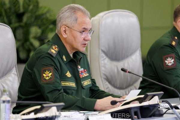 Ucraina: Şoigu cere suplimentarea livrărilor de arme; atacuri ucrainene cu drone în câteva regiuni ruse