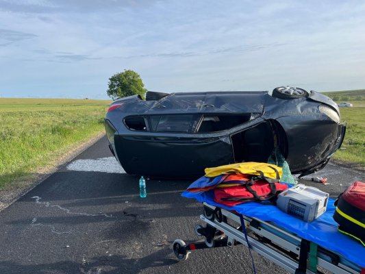 Accident rutier grav, cu 8 victime, printre care 2 copii, în zona localității Cataloi