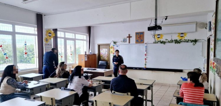Poliția desfășoară „Săptămâna Prevenirii Criminalităţii” în școli