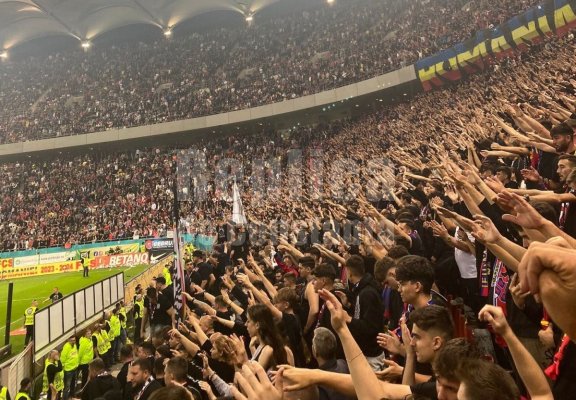 Record de spectatori, pe National Arena, la meciul FCSB - CFR Cluj. Video