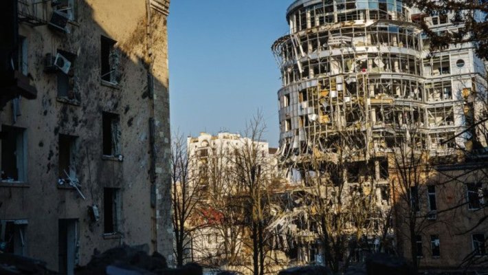 Rusia a bombardat cu drone de trei ori Harkov în timpul slujbelor de Înviere  