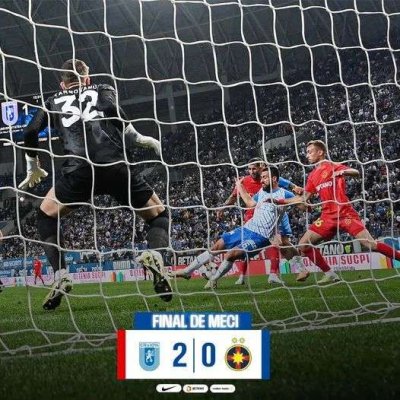 Universitatea Craiova a învins campioana FCSB, în play-off-ul Superligii