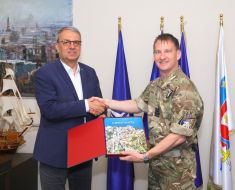 Delegație a Forțelor Aeriene Regale ale Marii Britanii, vizită la Primăria Constanța