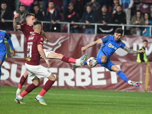 Rapid obține prima victorie din play-off în derbiul cu FCSB 