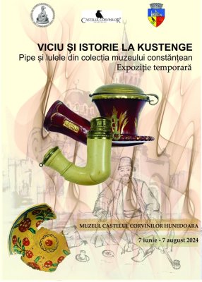 Muzeul de Istorie Națională și Arheologie Constanța a vernisat expoziția „Viciu și istorie la Küstenge. Pipe și lulele din expoziția de bază a muzeului constănțean” la Hunedoara