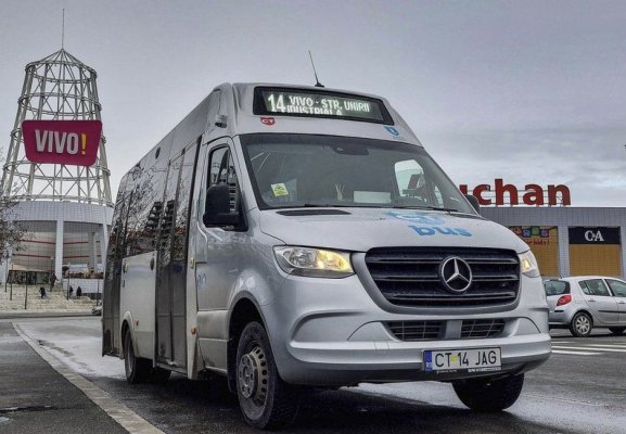 CT BUS anunță devierea temporară a liniei 14 pe sensul spre VIVO