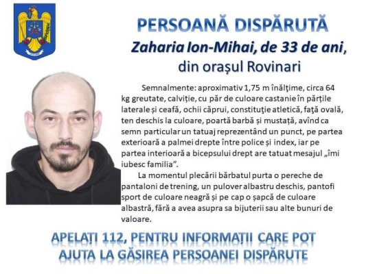 Un bărbat care a plecat la muncă în Belgia a fost dat dispărut de familie