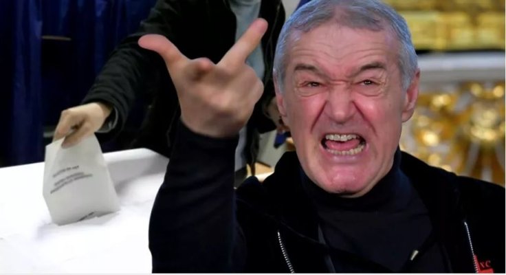 Show cu Gigi Becali la alegeri! A încurcat buletinele de vot