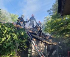 Incendiu la o casă părăsită, în Tulcea