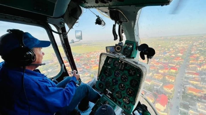 Acțiune de dezinsecție aeriană, în Năvodari
