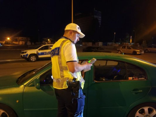 Acțiune a polițiștilor rutieri, în contextul festivalului din stațiunea Costinești