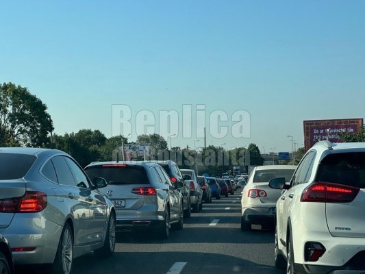 Atenție, șoferi! Trafic intens, pe raza stațiunilor Eforie Nord și Agigea, pe ambele sensuri de mers
