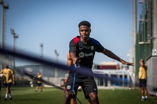 Revenit la Barça, Ansu Fati s-a accidentat la piciorul drept la antrenament