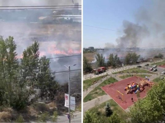 Alertă! Un incendiu violent a izbucnit în Capitală. Au fost alertate 8 autospeciale de stingere