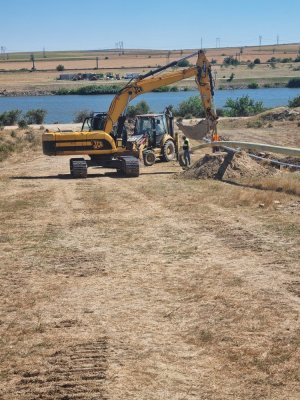 Continuă lucrările pentru proiectul de înființare al rețelei de gaze naturale în Poarta Albă