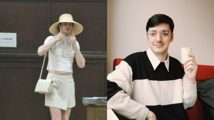 Semnal de alarmă, după valul de „ură“ îndreptat spre profesorul din București îmbrăcat în fustă