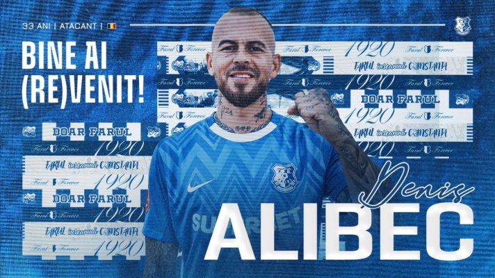 Denis Alibec a revenit la Farul Constanța! Video