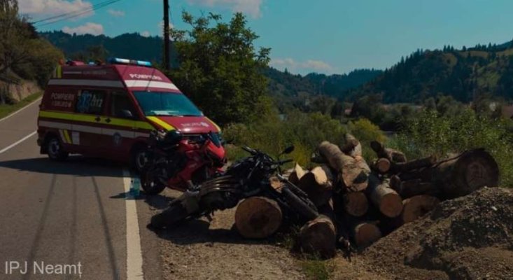 Un bărbat de 31 ani a murit, după ce s-a răsturnat cu motocicleta, pe DN 17B