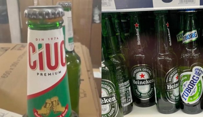 Fabricile de bere din România amendate de ANPC. 1.854.180 de sticle retrase de pe piață. Video 