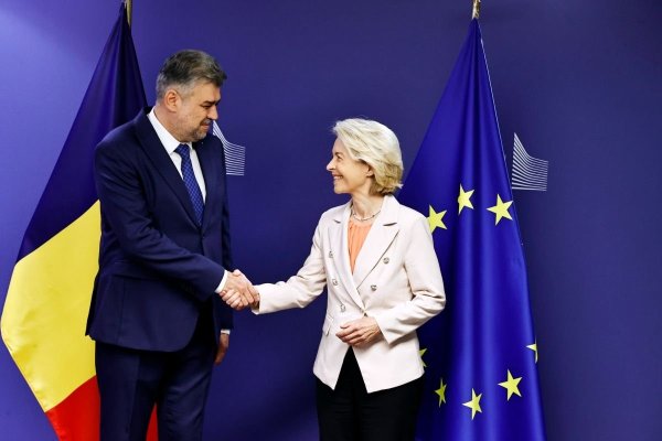 Marcel Ciolacu a bătut palma cu Ursula von der Leyen