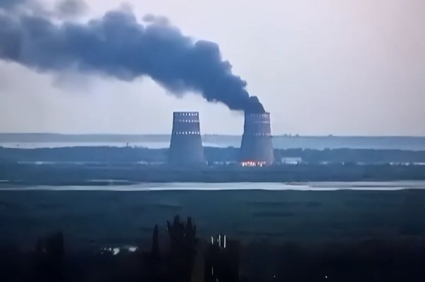 Incendiu în turnul de răcire al centralei nucleare de la Zaporojie