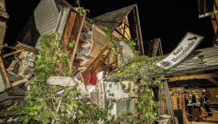 Un hotel din Germania s-a prăbușit. Nouă oameni ar fi încă sub dărâmături
