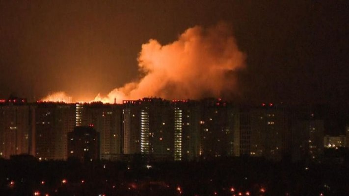 Alertă în Ucraina: Rusia a atacat din nou Kievul