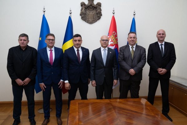 George Simion a făcut un tur de forță în Serbia