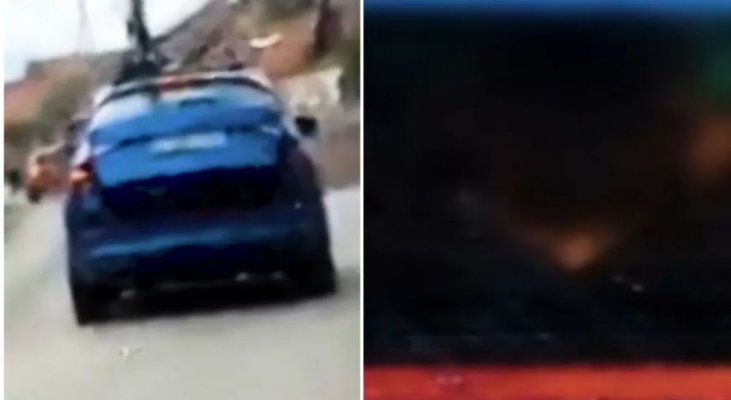 Un tată și-a înfășurat copilul într-un covor și l-a băgat în portbagaj